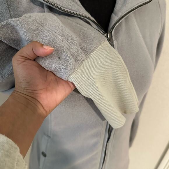 Calvin Klein Fleece Zip-Up Jacket – XS, Cozy Classic - Picture 7 of 9